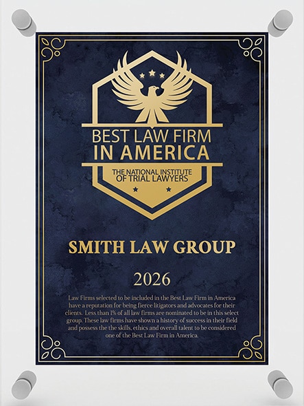 2026 Best Law Firm plaque